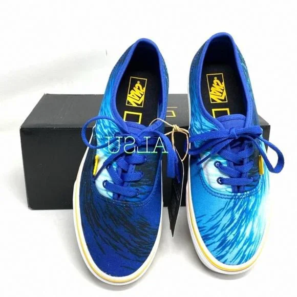 💖MEGA SALE💖VANS National Geographic Shoes Era Blue Women's VN0A2Z5I002 6 | 5.5 - Picture 5 of 13